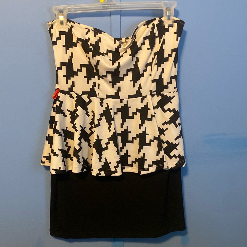 Houndstooth dress